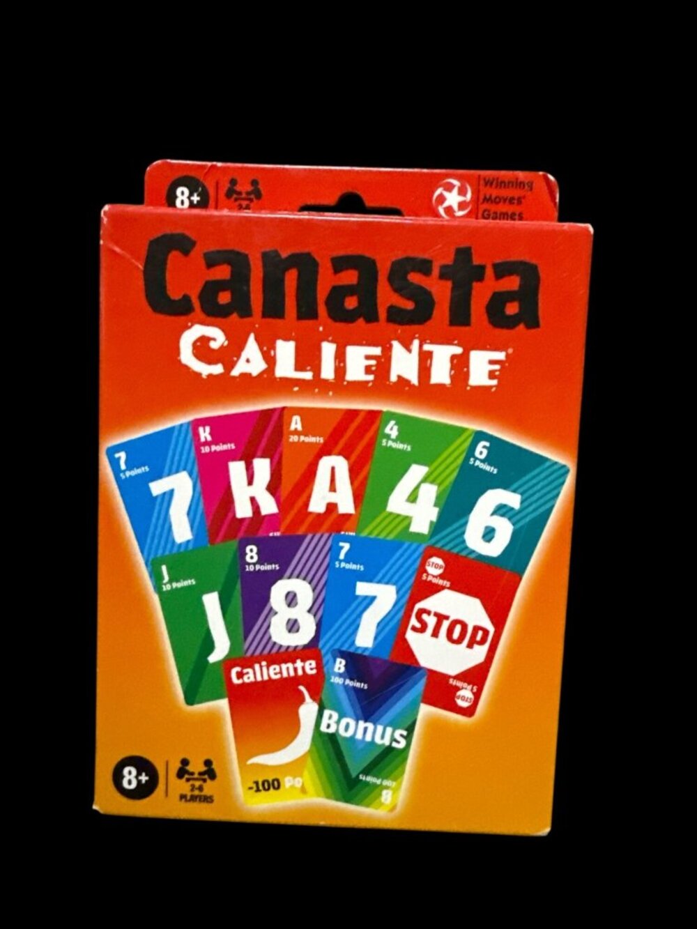 Canasta Caliente Card Game Family Game 2-6 Players New Sealed Classic Retro Fun